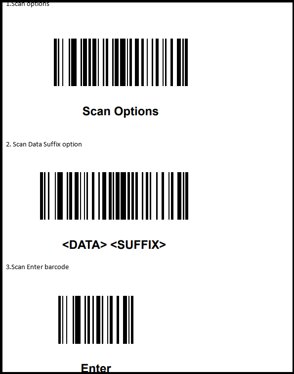 Data scan. Scan symbol.